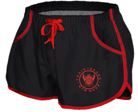 TI Aesthetic Gym/Swim Shorts Black/Red