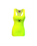 TI Fluorescent Fitted Yellow Tank Top