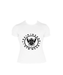 TI FlexFit White T-Shirt (Large Logo)